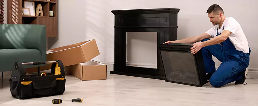 Old Rusted Metal Fireplace Repair And Replacement in Linda, CA