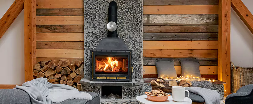 Thelin Hearth Products Direct Vent Gas Stove Fireplace Inspection in Linda, California